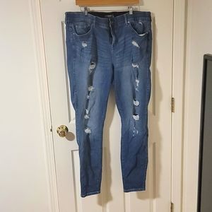 Torrid Bombshell skinny jeans extra tall inseam